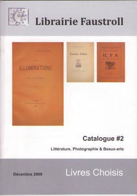 LIBRAIRIE FAUSTROLL 2 Catalogues