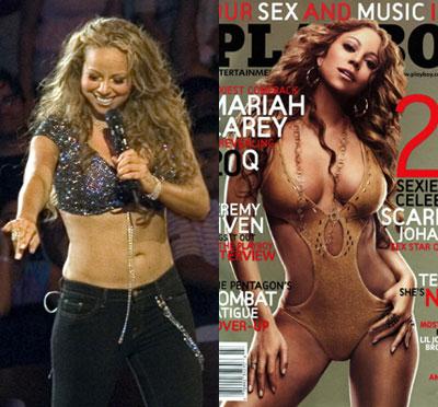Encore un abus de Photoshop : Mariah Carey ! photoshop