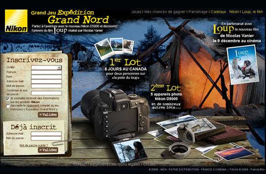 Grand jeu Nikon Expédition Grand Nord