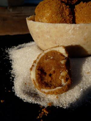 Truffes aux spéculoos et chocolat blanc Truffes aux spéculoos et chocolat blanc