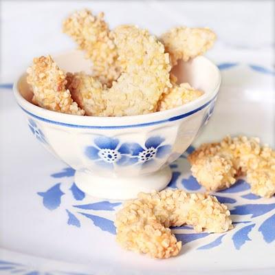 Les biscuits de Nöel - Mandelhernele, petites cornes aux amandes