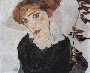 Egon Schiele, peintre expressionniste autrichien - Biographie - oeuvre sur papier 1-schiele-wally.1259873513.jpg