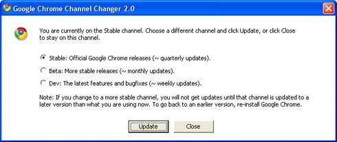 Ayez toujours la dernière version de Google Chrome Ayez toujours la dernière version de Google Chrome