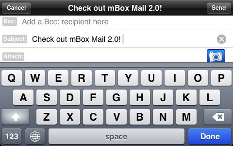 [Application IPA] Exlusivité : mBox Mail 3.0