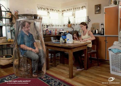 pub anti alcool La créativité au service des grandes causes