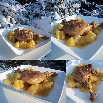 Cuisses de canard à l'ananas Cuisses de canard à l'ananas