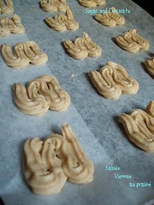 Sablés Viennois au praliné maison Sablés Viennois au praliné maison