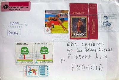 1ère lettre du Venezuela 1ère lettre du Venezuela