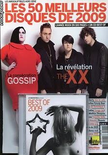 En kiosque: Les Inrockuptibles HS / Les 50 meilleurs disques de 2009.