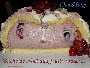 Bûche de Noël aux fruits rouges. DSCF4235