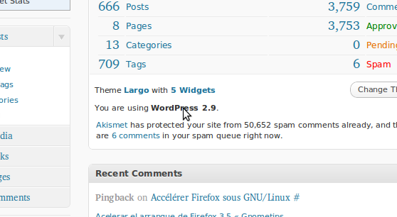 Sélection_007 Upgrade de Wordpress 2.8 vers 2.9
