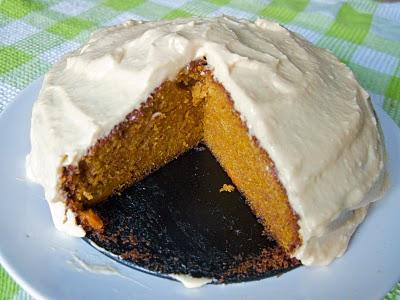 Gâteau au potimarron, glaçage au caramel Gâteau au potimarron, glaçage au caramel
