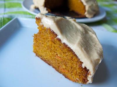 Gâteau au potimarron, glaçage au caramel Gâteau au potimarron, glaçage au caramel