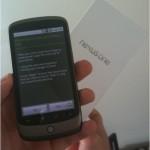 Google Phone Nexus One – quelques détails supplémentaires