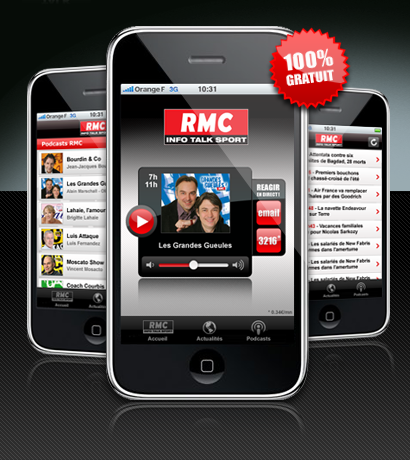 Dailymotion et RMC sur iPhone/iPod Touch !!!