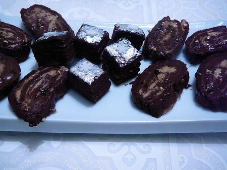 Apéritif festif : Roulés de foie gras et chocolat / Madeleines salées foiegras2