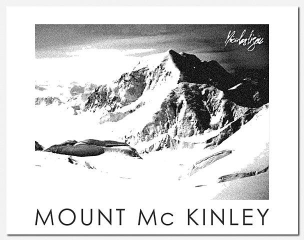 Mont Mc Kinley noir & blanc