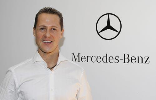 Michael Schumacher pilote Mercedes en 2010 (officiel)