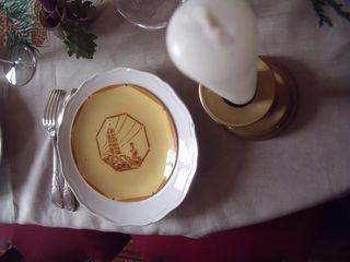 My christmas table ..ma table de Nöel Service santons