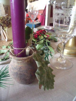 My christmas table ..ma table de Nöel Detail table de noel