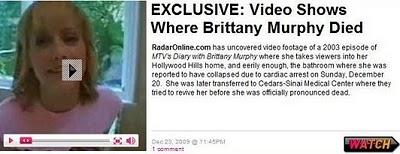 Voyez le vidéo qui montre où est décédé Brittany Murphy ...