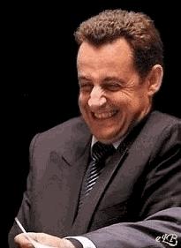 Sarkozy qui rit