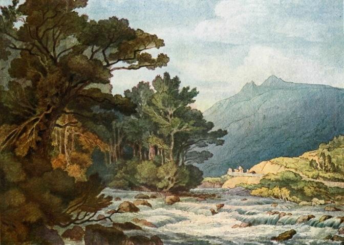 Les aquarellistes anglais du siècle d’or 1750-1850 – 6ème partie Paul Sandby – Francis Towne – Cornelius Varley – John Varley – William Wells towne-on-the-dart.1259947834.jpg