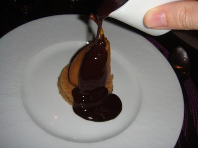 20091118 35degres ouest 03 marron poire chocolat Trente sept étoiles Michelin en 2009 (ChrisoScope)