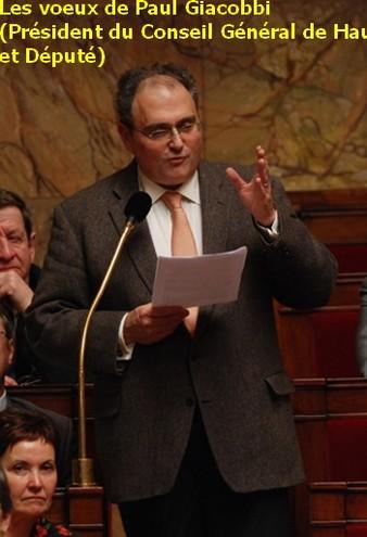 Les voeux de Paul Giacobbi (Président du Conseil Général de Haute-Corse)