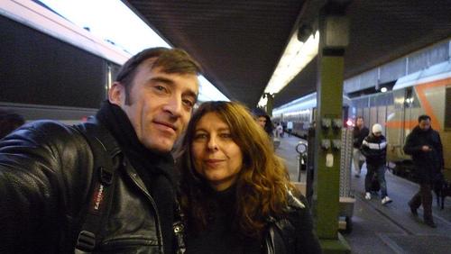 31/12/2009Last 9:9 picture on the gate of the Bercy railw...