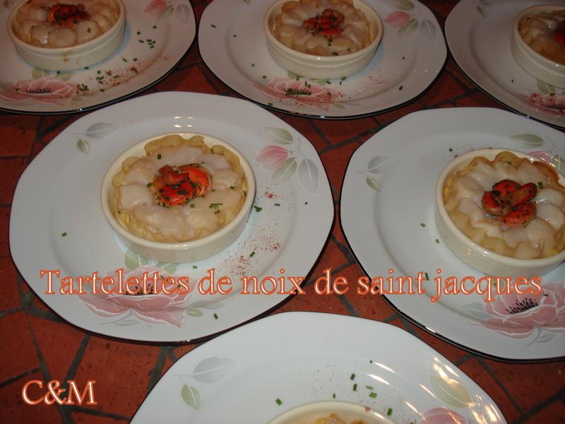 Tartelette de Saint Jacques au muscadet