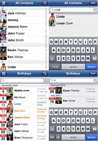 Synchroniser son facebook avec ses contacts iPhone