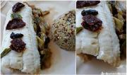 Cliquez pour agrandir : Papillotes de loup aux poireaux & olives et son risotto de quinoa Papillotes de loup aux poireaux & olives et son risotto de quinoa