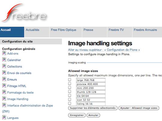 Freebre passe à Plone 4