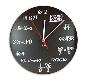 horloge math