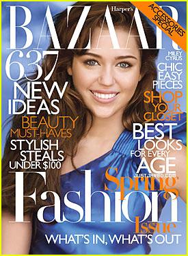 Miley Cyrus : pour Harper’s Bazaar Février 2010