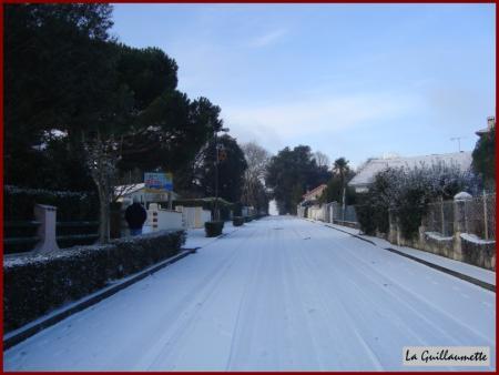 6 janvier 2009, Meschers sous la neige....