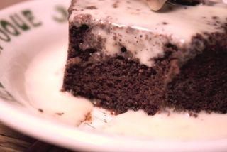 Fondant au chocolat et crème anglaise