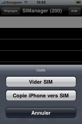 Outils SIManager