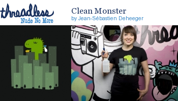 Clean Monster - Threadless, Best T-shirts Ever