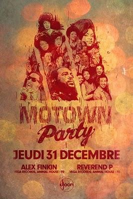 Motown party 31 dec au Djoon. Paris
