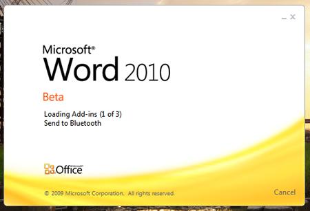 word 2010 Noël selon Microsoft : Office 2010 et Visual Studio 2010 en béta...