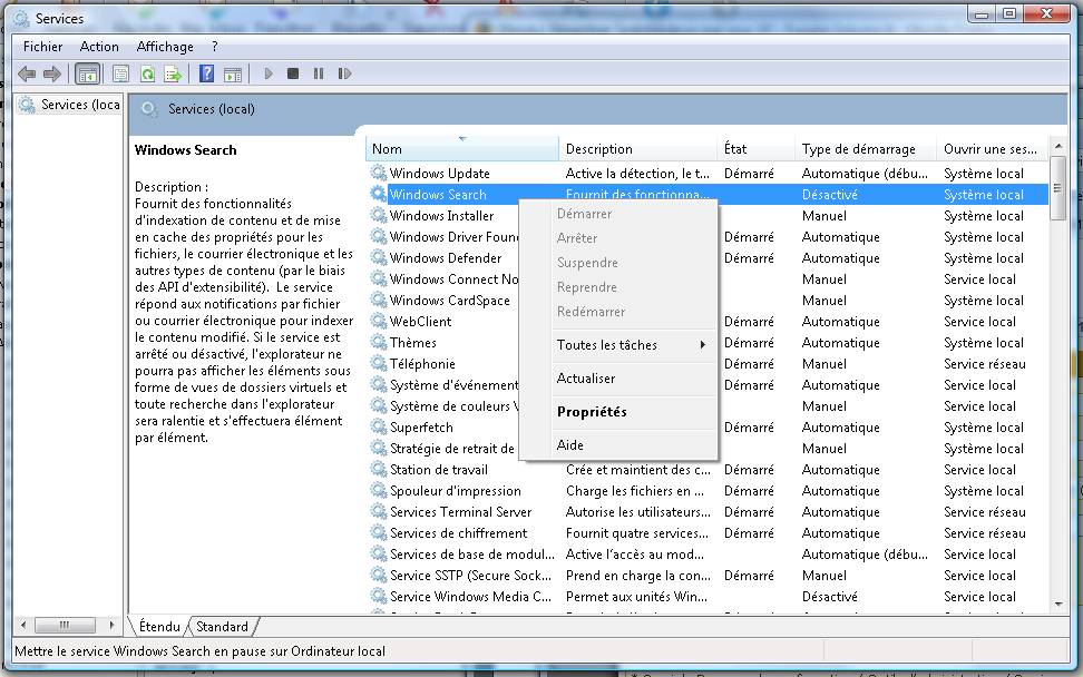 Désactiver le service dIndexation de Windows 0 f5eF73LY windows search Désactiver le service dIndexation de Windows