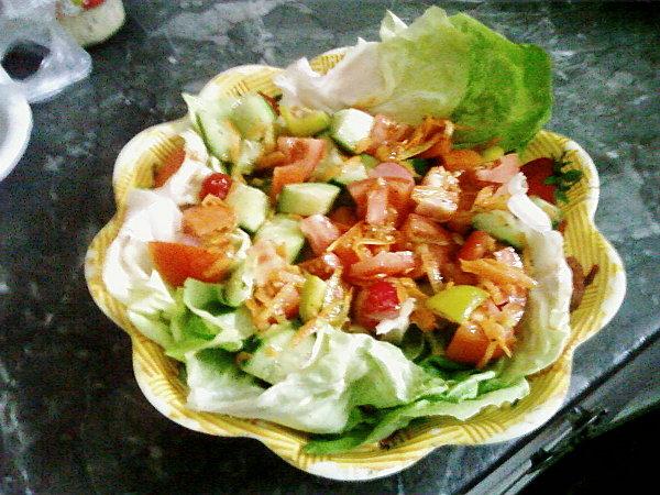 Tajine de veau aux legumes, sa salade aux mille vertus 041907133410.jpg