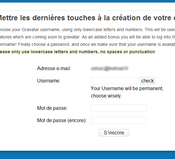 2 Comment Utiliser le Service : Gravatar ?