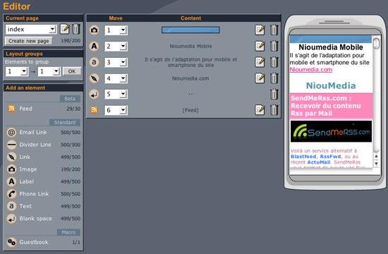 Mob5 : Un très bon éditeur de sites mobiles Mob5 : Un très bon éditeur de sites mobiles