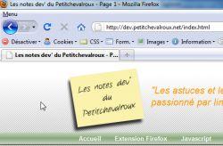 Optimiser l'espace d'affichage de Firefox - Extension Firefox menu firefox avec tinymenu