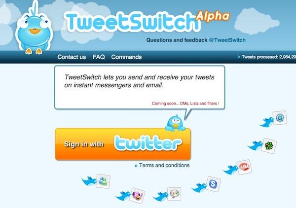 tweetswitch 2 TweetSwitch: Tweetez depuis votre messagerie Internet
