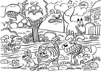 Coloriage. Coloriage.