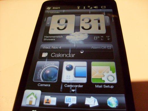 HTC HD 2 face